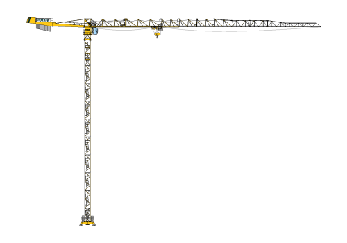 POTAIN MDT 219 J8 Cranes with 0-50 HP Range & Has Cranes Type